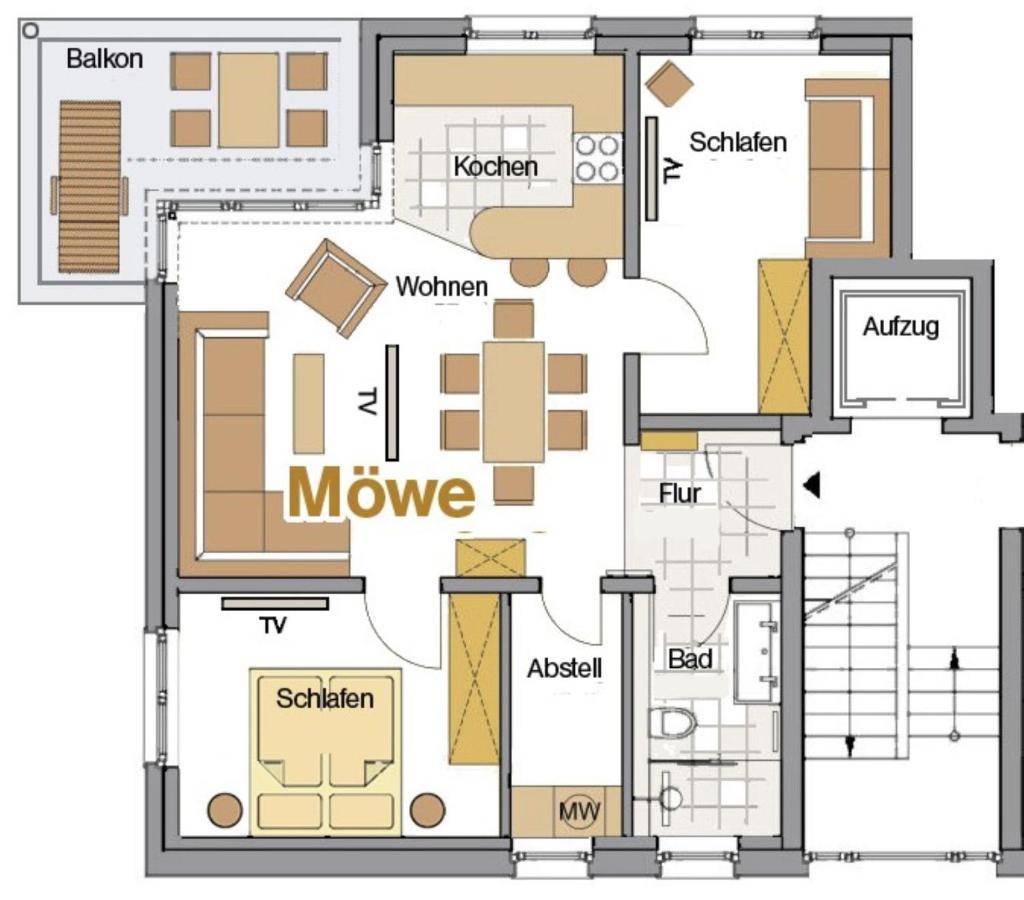 Baltic House Moewe Apartment Timmendorfer Strand Luaran gambar